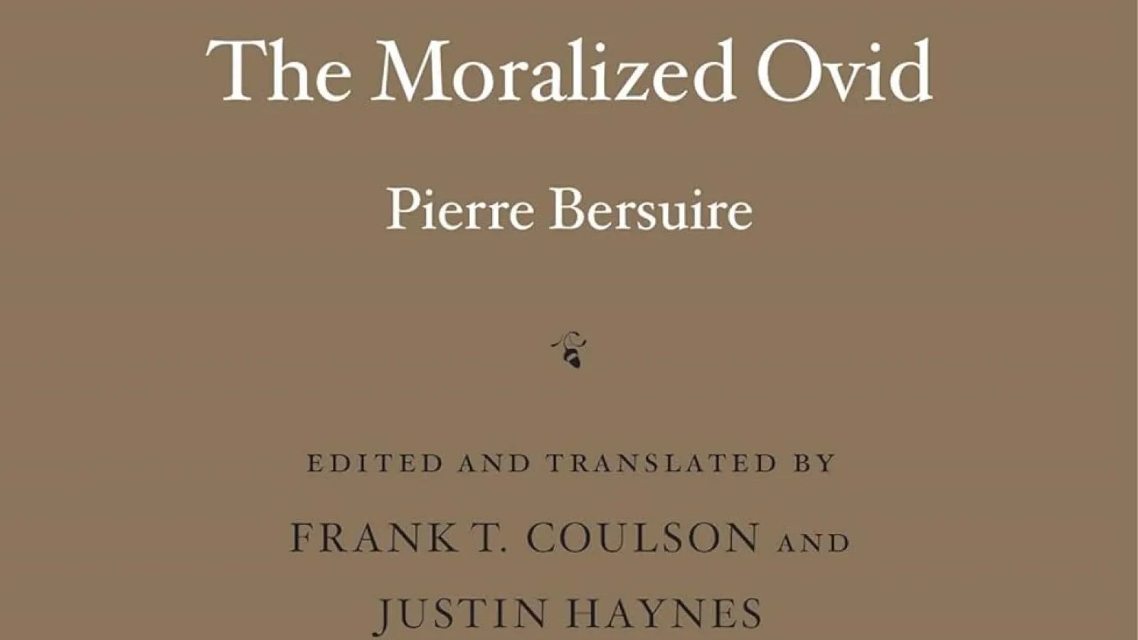 Picture of the book cover for The Moralized Ovid