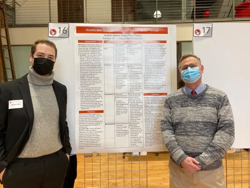 Photo from the 27th annual Richard J. and Martha D. Denman Undergraduate Research Forum
